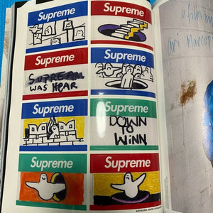 SUPREME SENSE MAGAZINE 2020 BOX LOGO STICKER SHEET GONZ