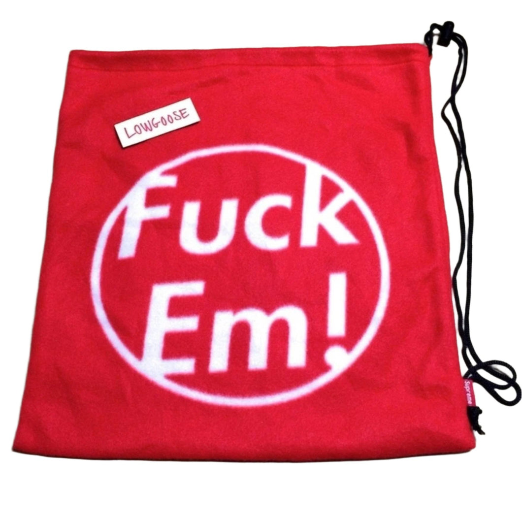 Supreme Shoulder Bag Knapsack Cross Body Backpack Fuck Em Fleece