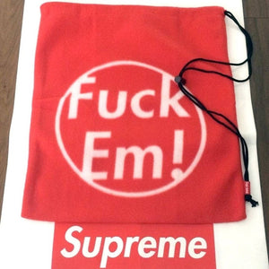 Supreme Shoulder Bag Knapsack Cross Body Backpack Fuck Em Fleece