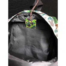 A Bathing Ape BAPE Backpack GREEN ABC CAMO Logo Book Bag