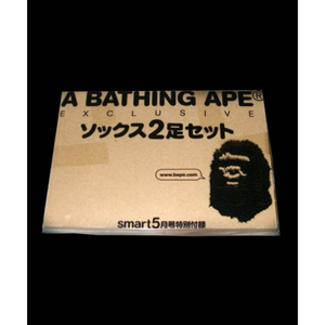 A Bathing Ape BAPE Logo Socks Set of 2 Pairs 2005