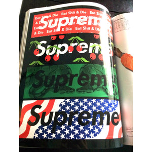 SUPREME SENSE MAGAZINE 2014 with BOX LOGO STICKER SHEET