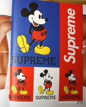 Supreme Book Vol. 5 Stickers featuring Mickey Mouse and the red Box Logo