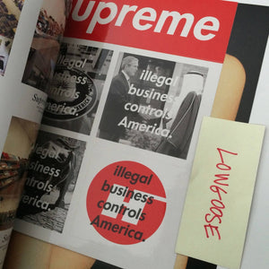 Supreme Book Vol 1 Japan Magazine w/ Stickers