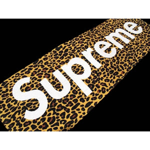 Supreme Leopard Towel Box Logo