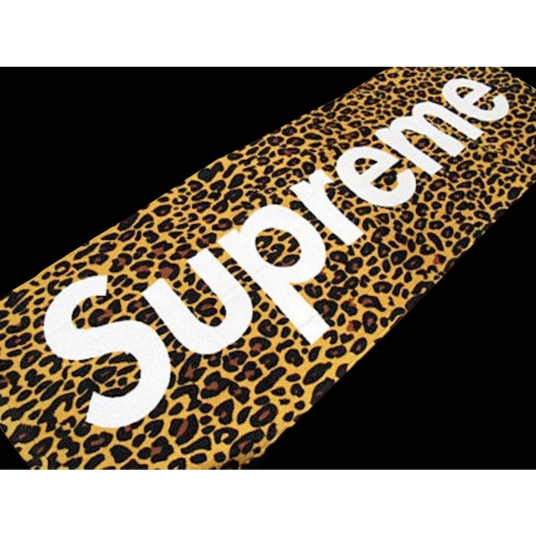 Supreme Leopard Towel Box Logo