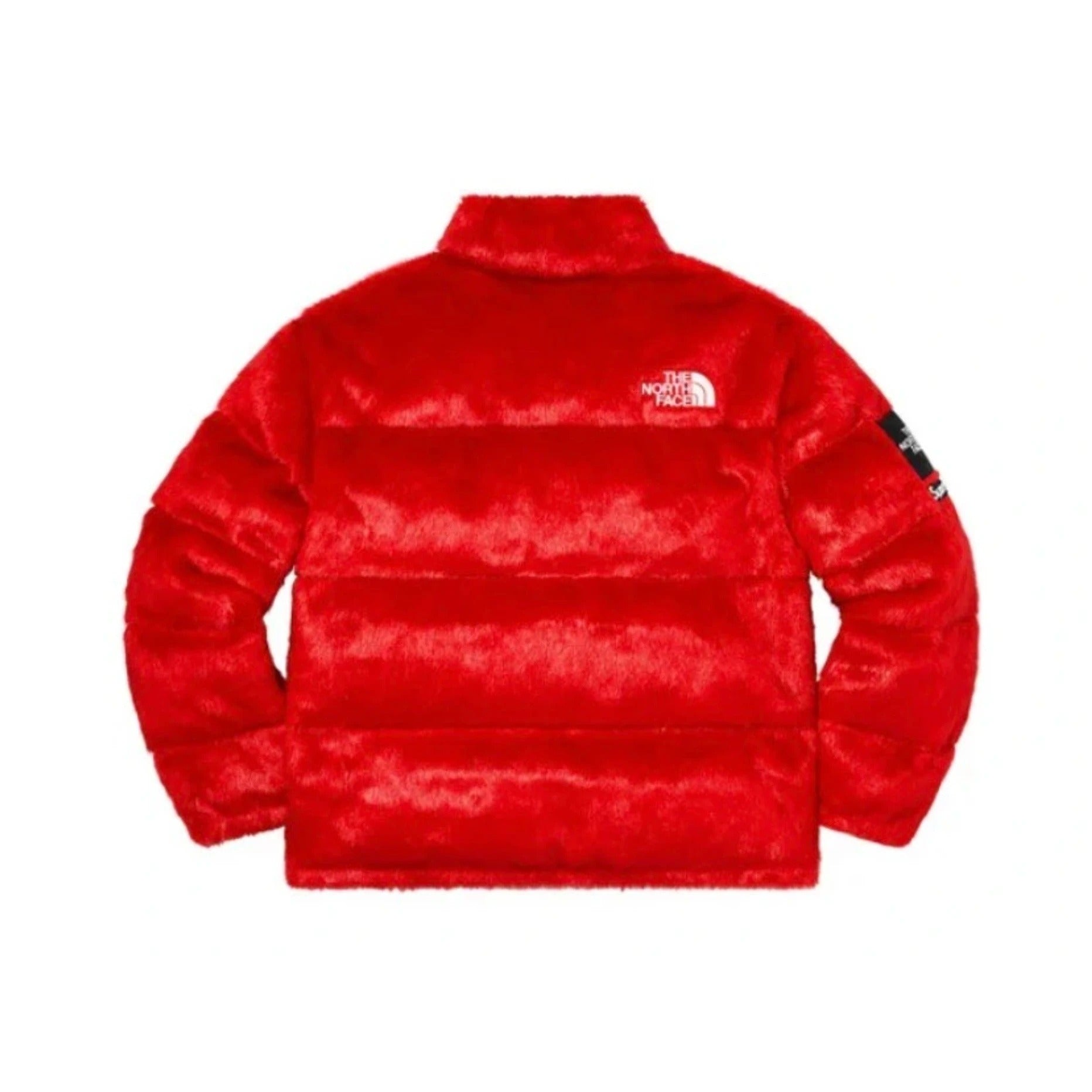 Supreme x The North Face Faux Fur Nuptse Jacket - Red L – LOWGOOSE