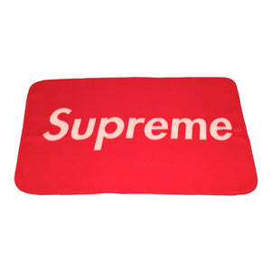 Supreme Fleece Blanket Rug Red Box Logo