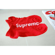 Supreme Ankle Socks Red Box Logo Cool Trans Japan Exclusive